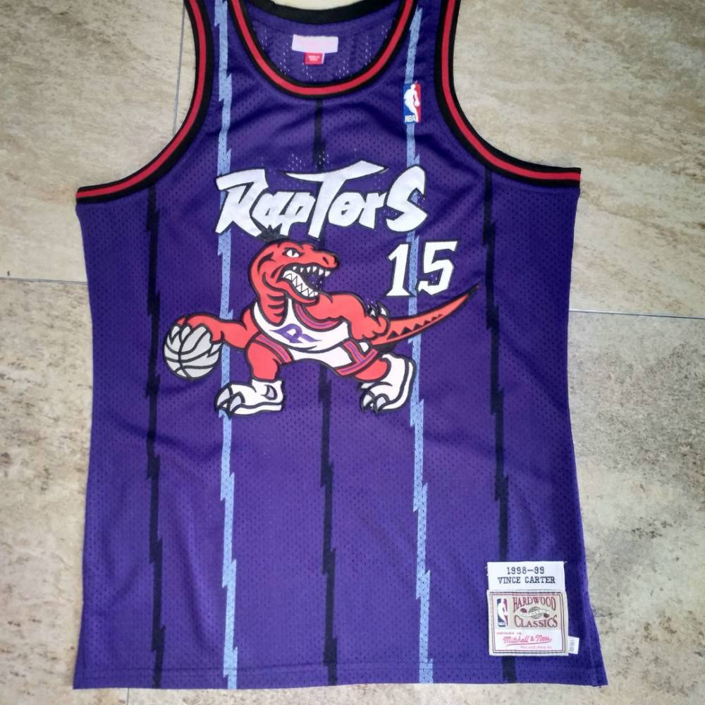 Vince Carter Toronto Raptors Throwback 1998-99 Hardwood Classics Jersey - Purple-Pro Kit Vault | Brand New 26/27 Sports Jerseys